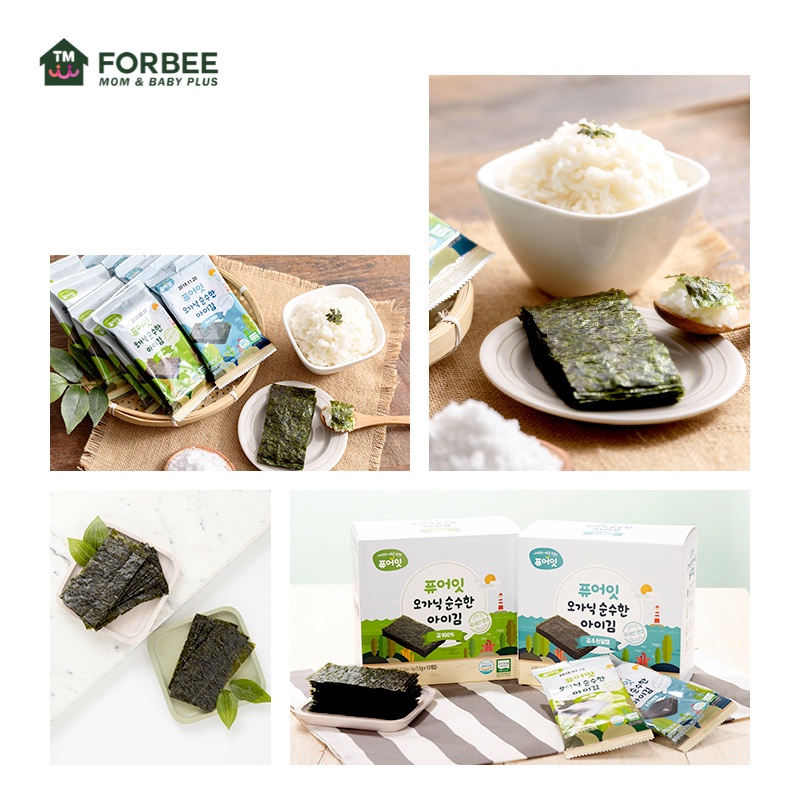 Rong biển tách muối cho bé NAEBRO Hàn Quốc, ăn liền - FORBEE
