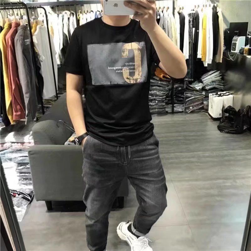 Áo Thun 100% Cotton Ngắn Tay Thời Trang Mùa Hè Dễ Phối Đồ Dành Cho Nam S 2022