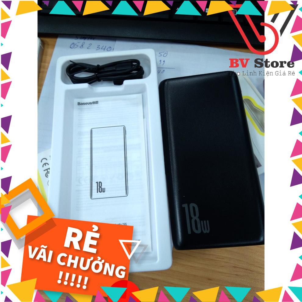 Sạc Dự Phòng 🔋CHÍNH HÃNG🔋 Baseus Bipow 18w sạc nhanh 3.0 | BigBuy360 - bigbuy360.vn