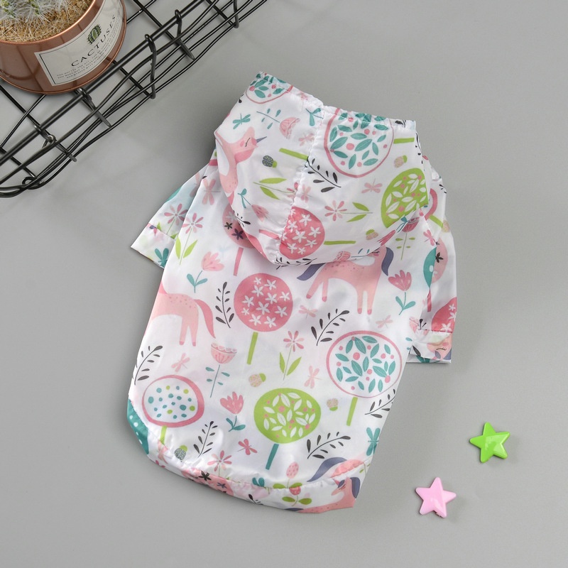 Áo Chống Nắng Bảo Vệ Chống Tia Cực Tím Thoáng Khí Dành Cho Cún Cưng 27Pet