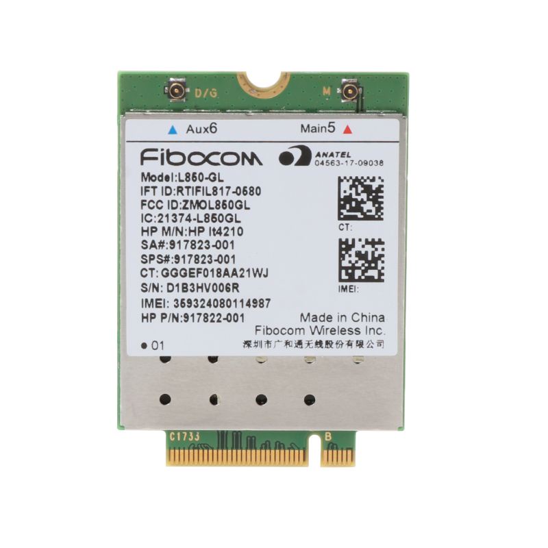 Thẻ nhớ không dây L850-GL cho điện thoại di động HP LT4210 917823-001 WWAN 4G LTE NEU