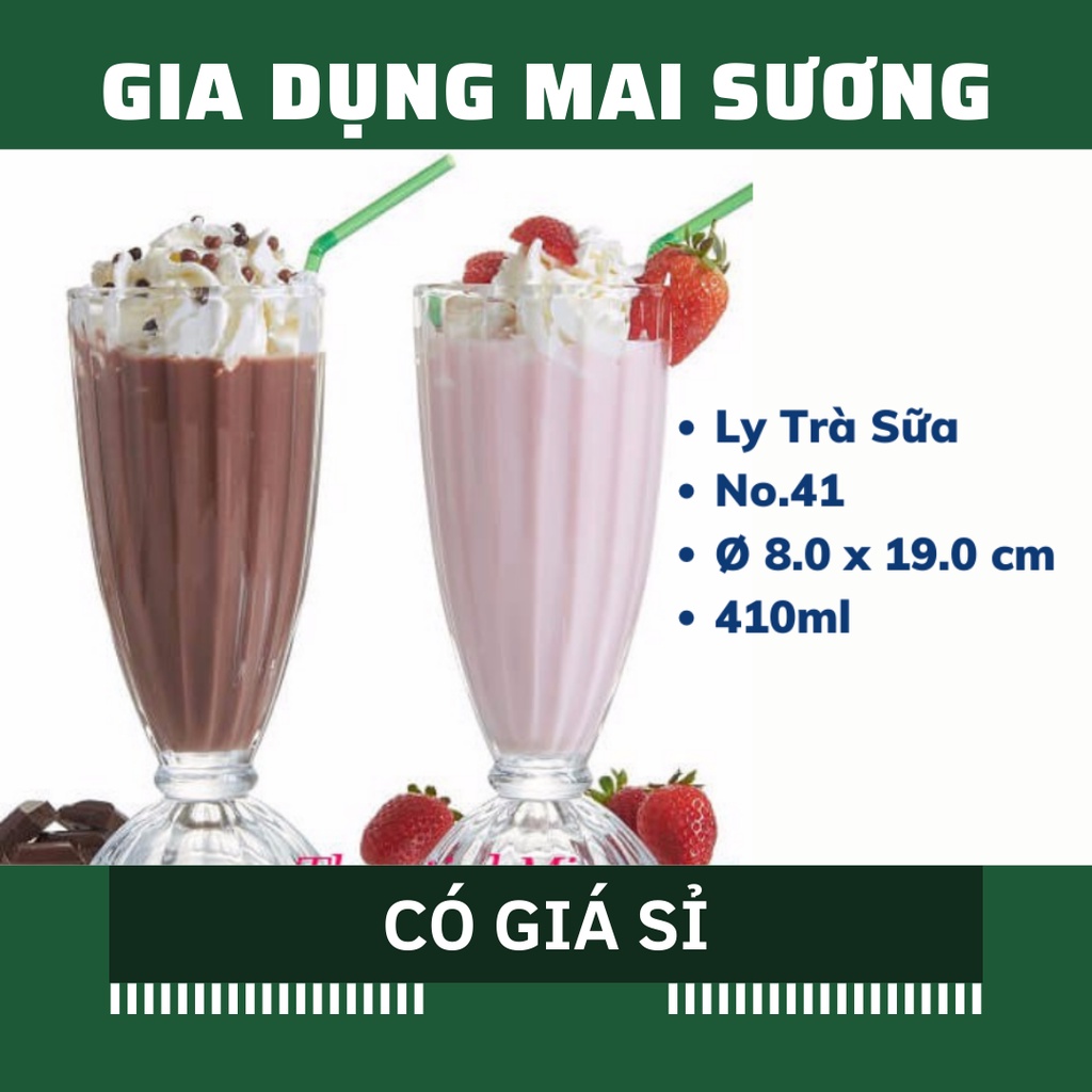 Ly No.41 Ly Nhựa Acrylic Trà Sữa, Sinh Tố, Nước Ép