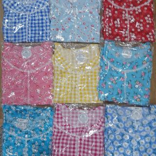 Bộ lanh kẻ và hoa siêu mát