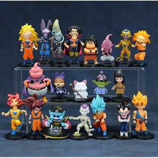 Mô Hình Dragon Ball - 7 Viên Ngọc Rồng - 20 Nhân Vật Trong Anime Dragon Ball Super Cao 5-7cm