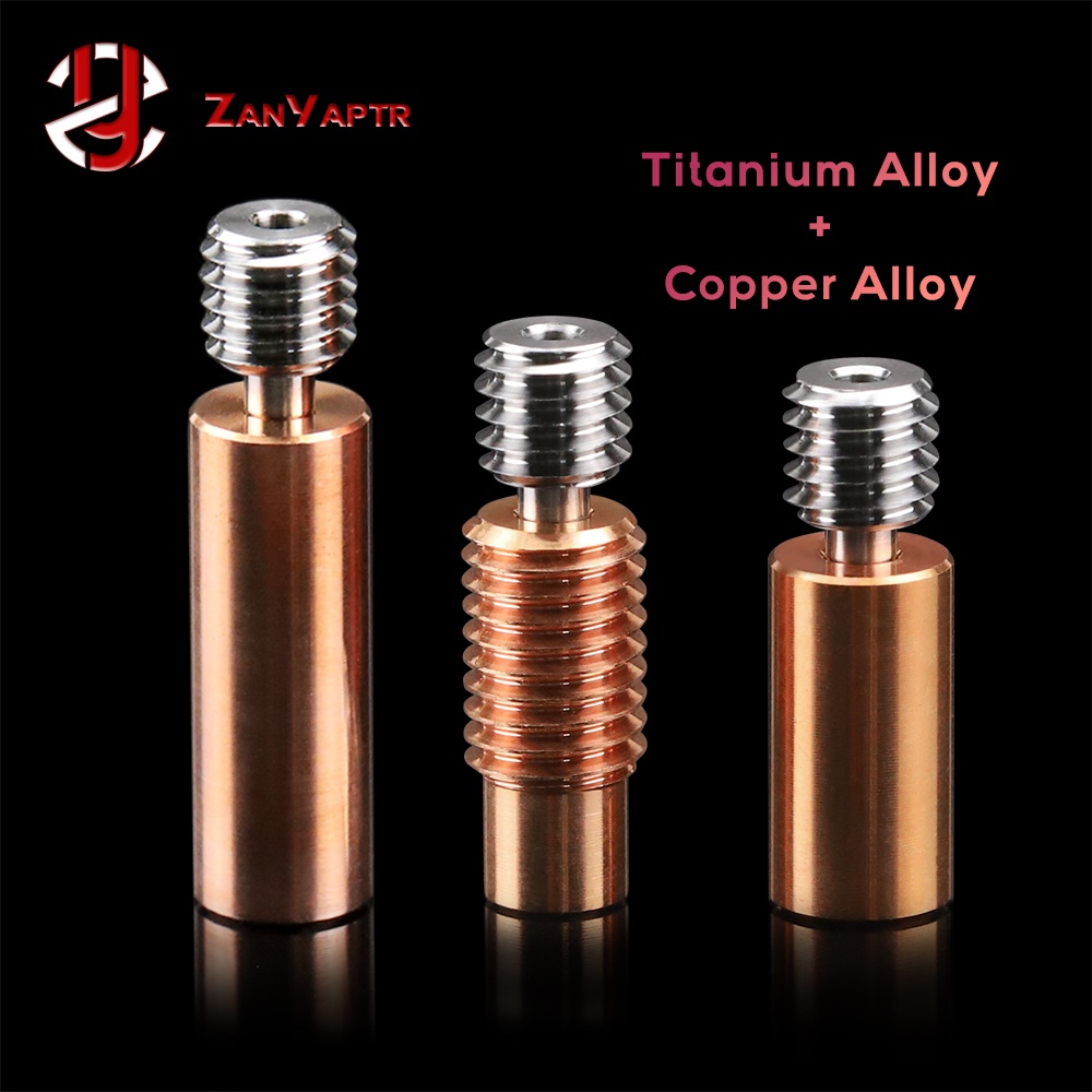Phụ Tùng Giảm Nhiệt Ender3 CR10 V6 Bằng Hợp Kim Titan Cho Máy In CR10 ENDER 5/3 CR-10S 1.75MM