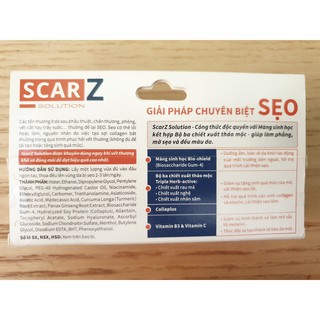 Giải pháp sẹo - ScarZ SOLUTION 12g