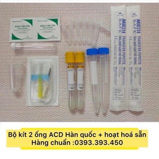 [ HÀNG CHUẨN ] Bộ kít chứa 2 ống ACD HÀN QUỐC + hoạt hoá sẵn