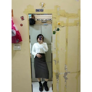 {Order bigsize,S-5xl}Chân váy ôm dáng dài basic - Hàng Quảng Châu