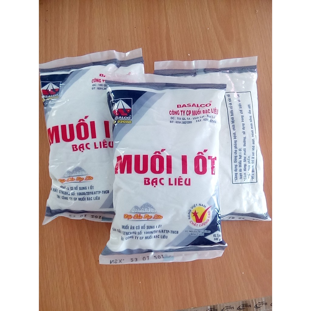 MUỐI I ỐT 1 bịch