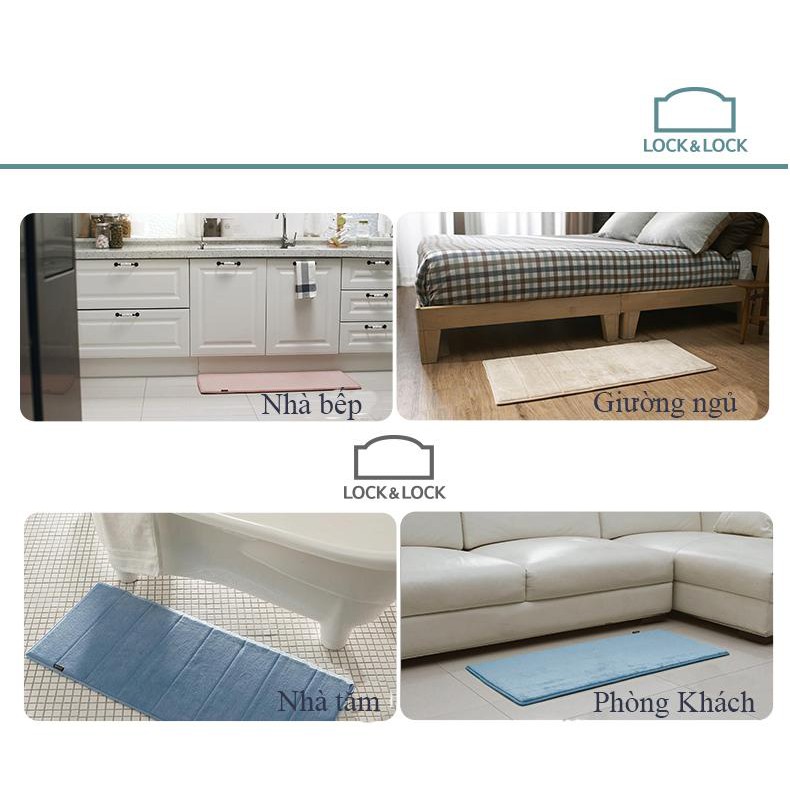 [ LOCK&amp;LOCK ] Thảm chùi chân Lock&amp;Lock Memory Foam MAT512 MAT514