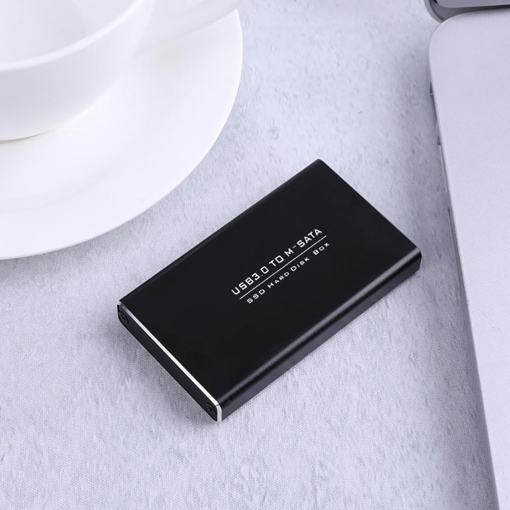 Vỏ nhôm đựng ổ cứng ngoài SSD từ đầu MSATA sang đầu USB 3.0