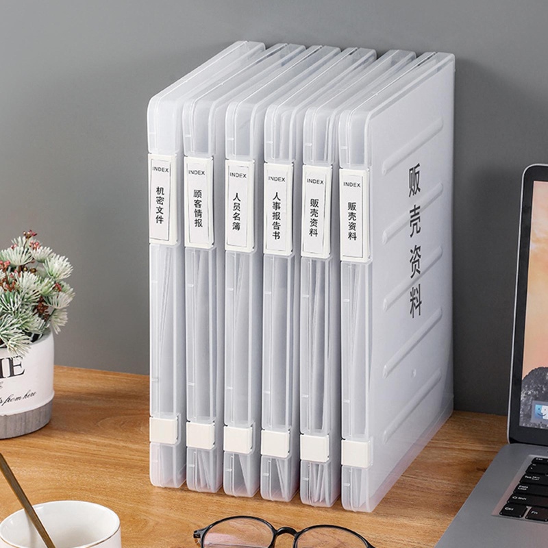Hộp Đựng Tài Liệu Khổ A4 12X9 Inch Bằng Nhựa Trong Suốt