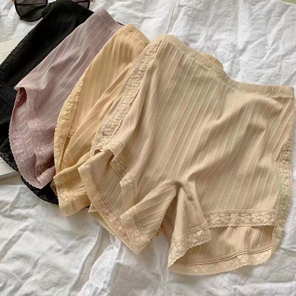 Quần Lót Đùi Mặc Trong Váy Cotton Co Giãn 4 Chiều Phom To Freesize Đến 63kg 88015