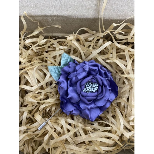 Hoa cài áo vải voan đồ handmade mới nhất năm 2022 được làm thủ công