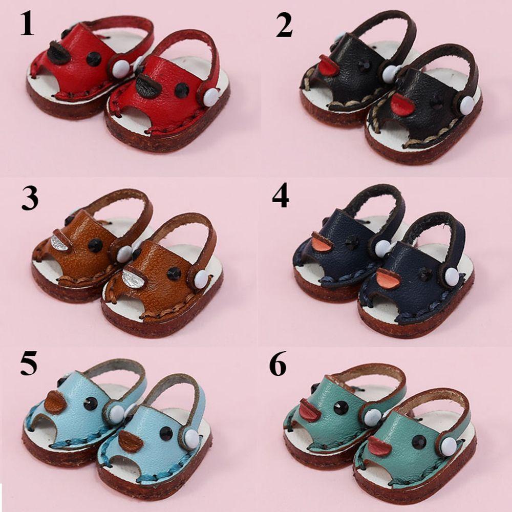 Giày Búp Bê Da Bò Dễ Thương Tỉ Lệ 1 / 12BJD 1 / 11 OB11