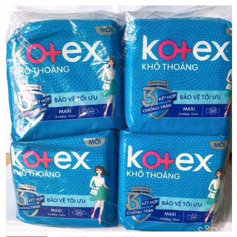 Combo 8 gói Băng vệ sinh Kotex Maxi