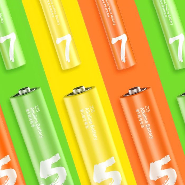 Pin cầu vòng | Bộ 2 pin AAA số 7 ZMI ZI7 Rainbow - Chính Hãng - MiHouse