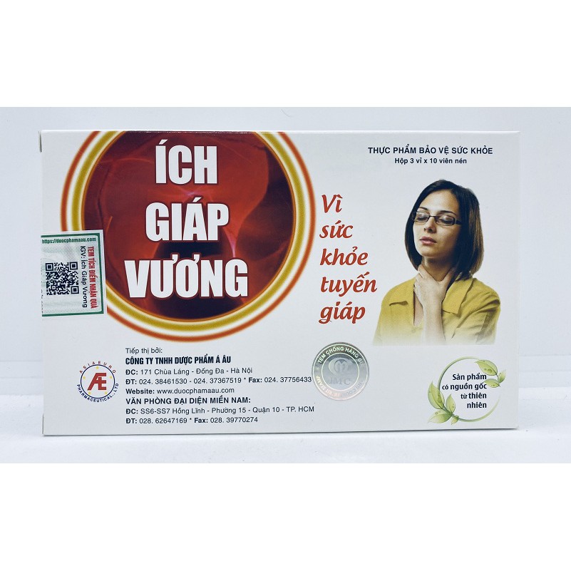 Ích giáp vương - Tăng cường và duy trì sức khỏe của tuyến giáp, điều hòa chức năng tuyến giáp
