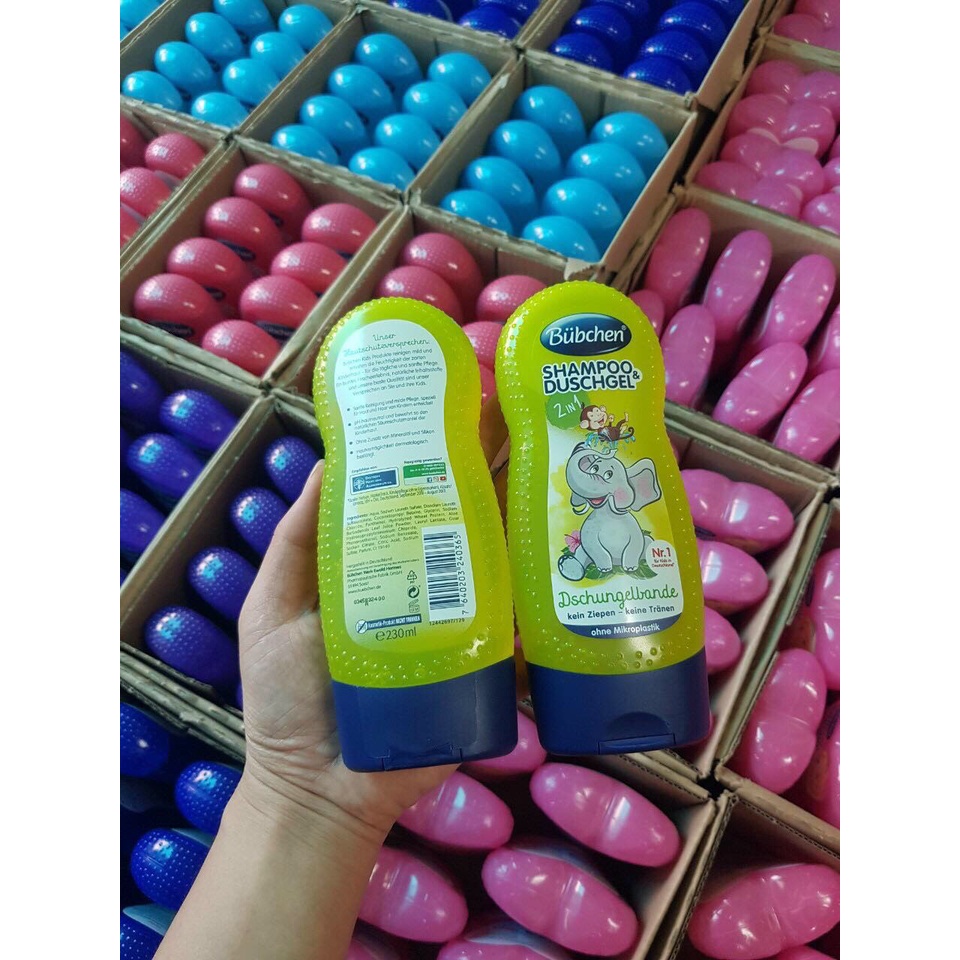 Sữa tắm gội cho bé Bubchen đủ hương 230ml Hàng Đức