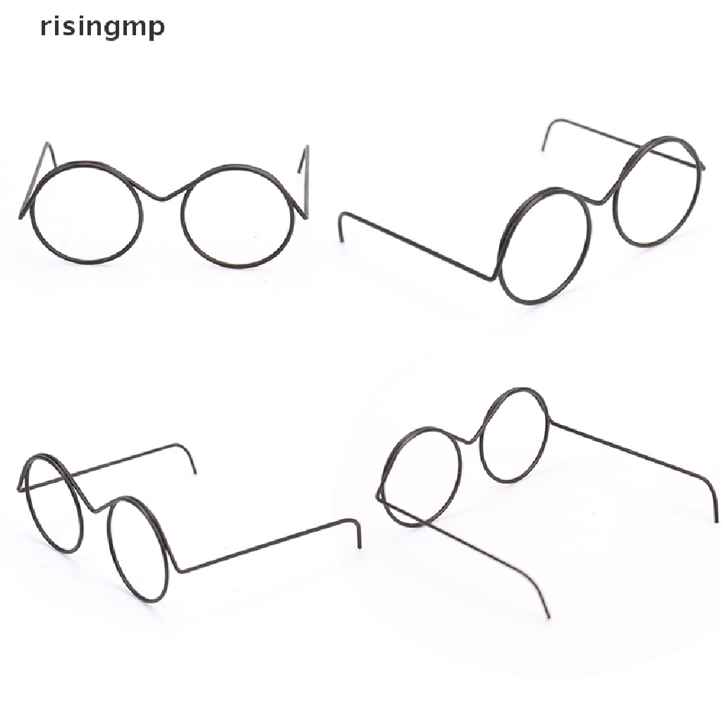 Mắt Kính Không Gọng Tròn Thời Trang Dành Cho Búp Bê ♨Trên đó