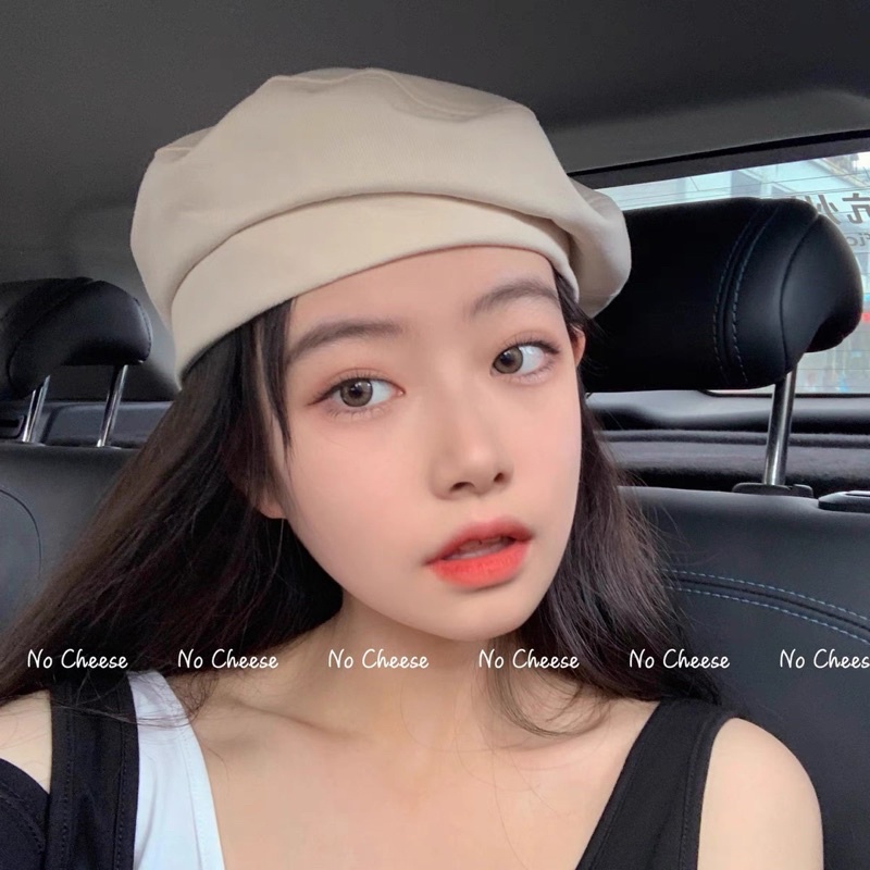 Mũ nồi trơn basic phong cách Hàn Quốc
