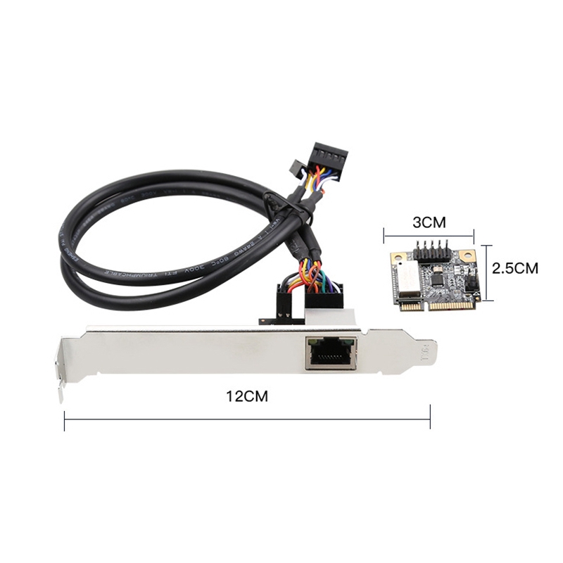 Card Mạng Mini Pci-E Sang Gigabit Ethernet 1000m Rj45