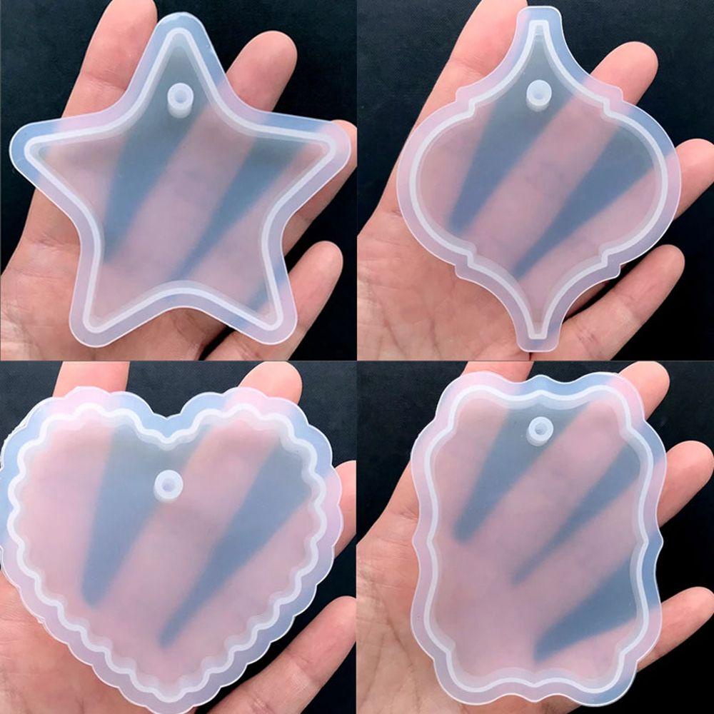YIYU Khuôn Silicone Làm Trang Sức Nhựa Resin DIY