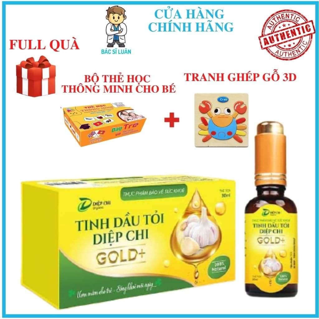 Tinh dầu tỏi Diệp Chi Gold, khang sinh tự nhiên cho bé và gia đình 30 ml