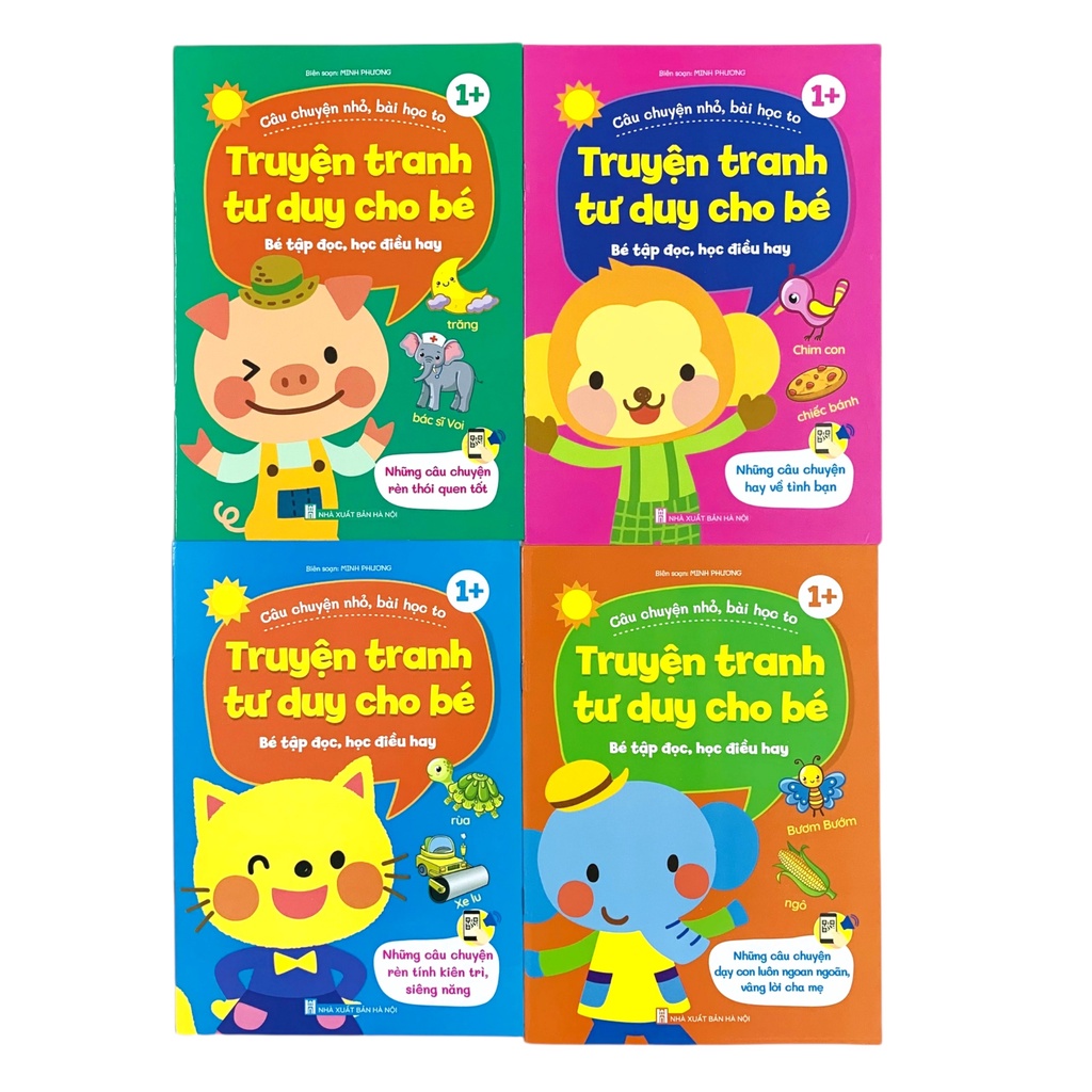 Sách - Truyện tranh tư duy cho bé -Có QR code đọc truyện