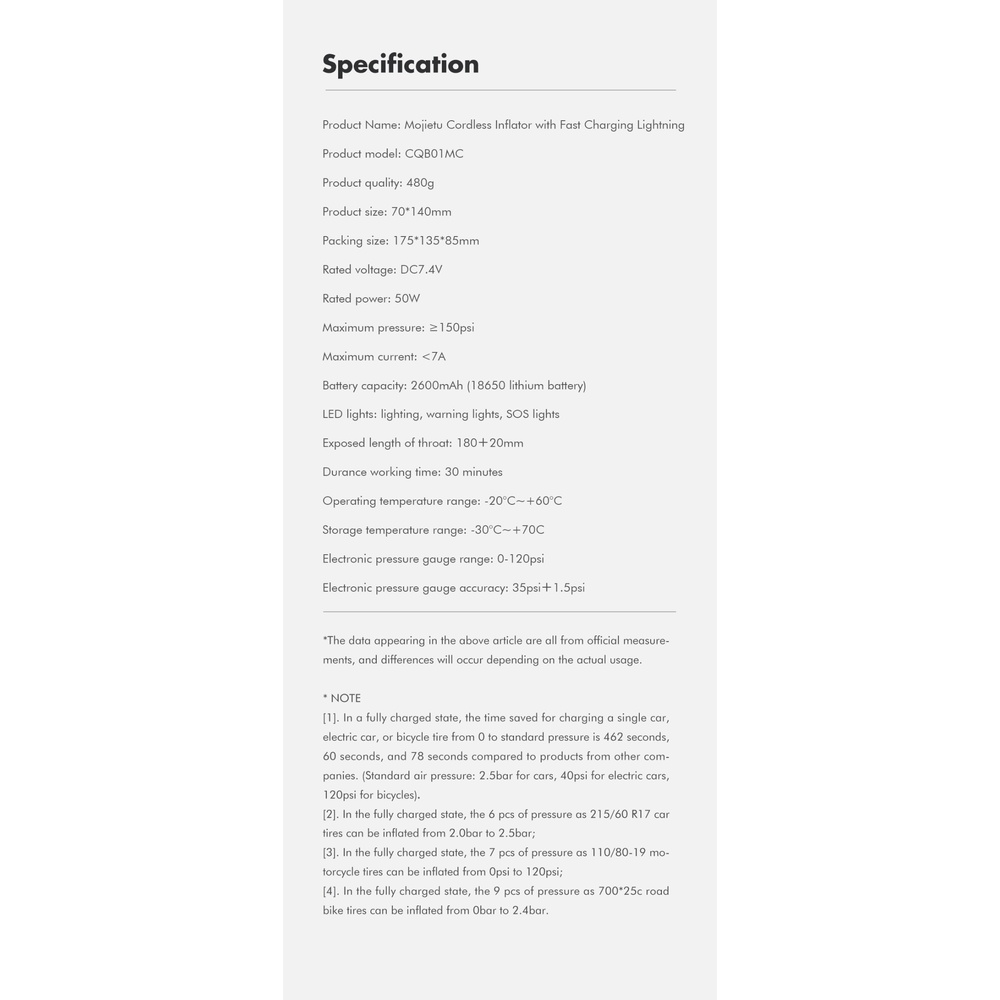 Máy Bơm Lốp Xe Thông Minh Xiaomi Roidmi Mojietu Có Sạc Nhanh Chất Lượng Cao