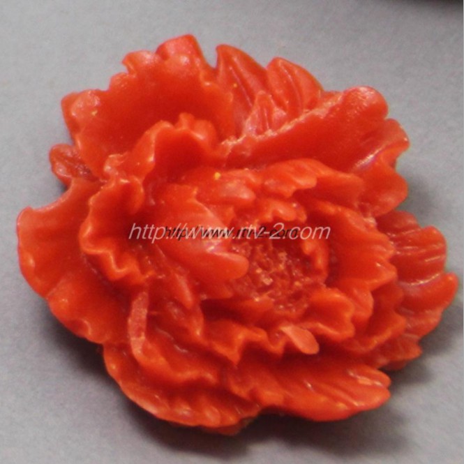 Khuôn silicon hoa mẫu đơn 5,5cm mẫu MD5