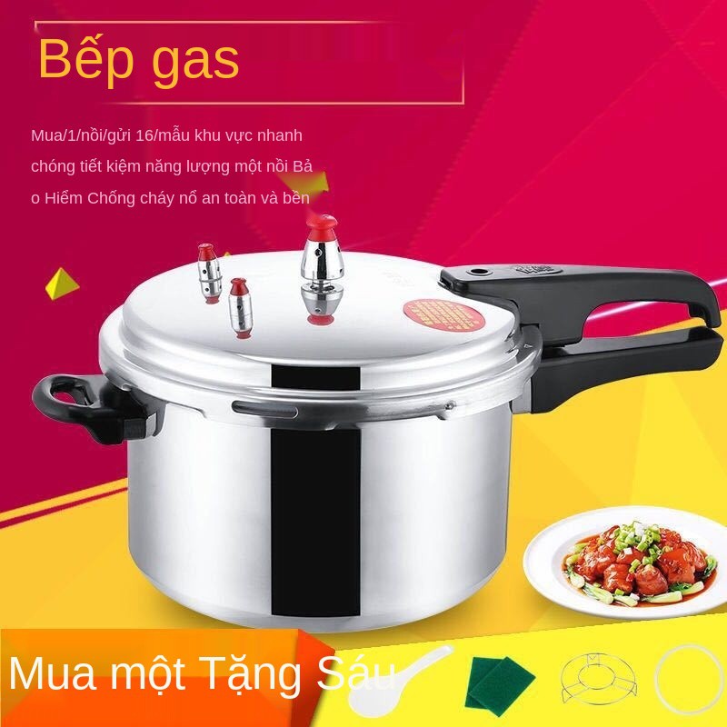 Mua và tặng 5 nồi áp suất hợp kim nhôm chống cháy nổ chính hãng thương hiệu Jinxi bếp gas âm từ hai công dụng