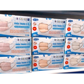 Khẩu Trang Y Tế KimSora Xuất Nhật 4 Lớp