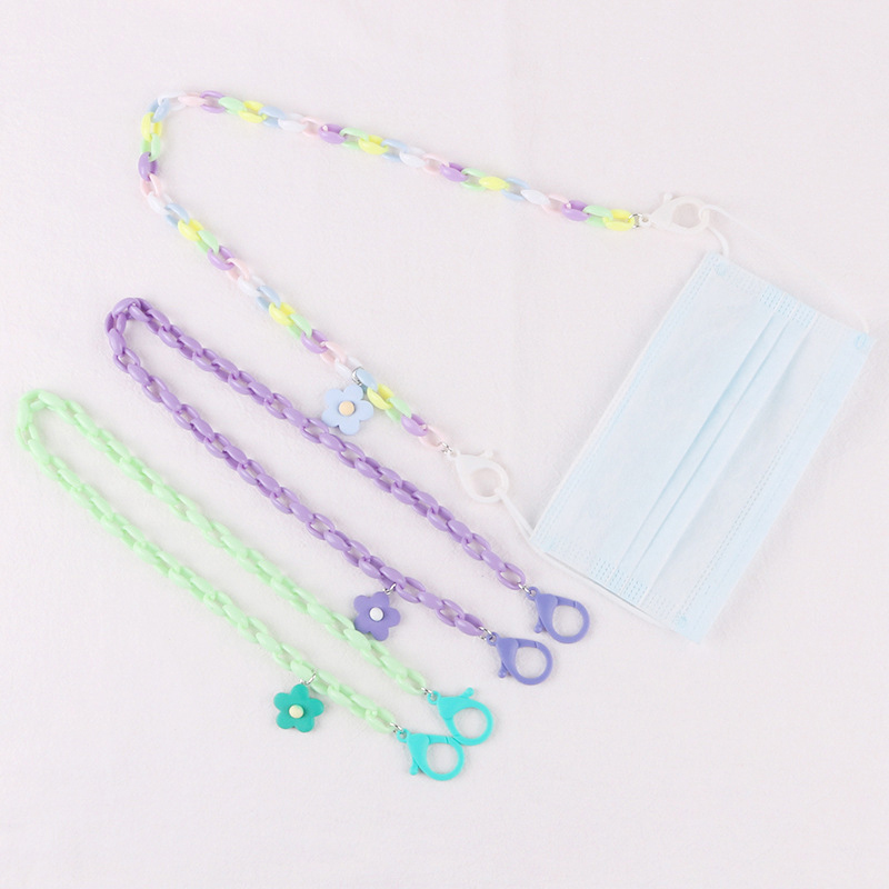 Dây đeo khẩu trang chống thất lạc hình bông hoa chất liệu acrylic