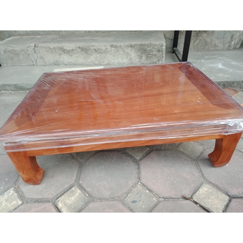 bàn trà gỗ tự nhiên kích thước 90cm