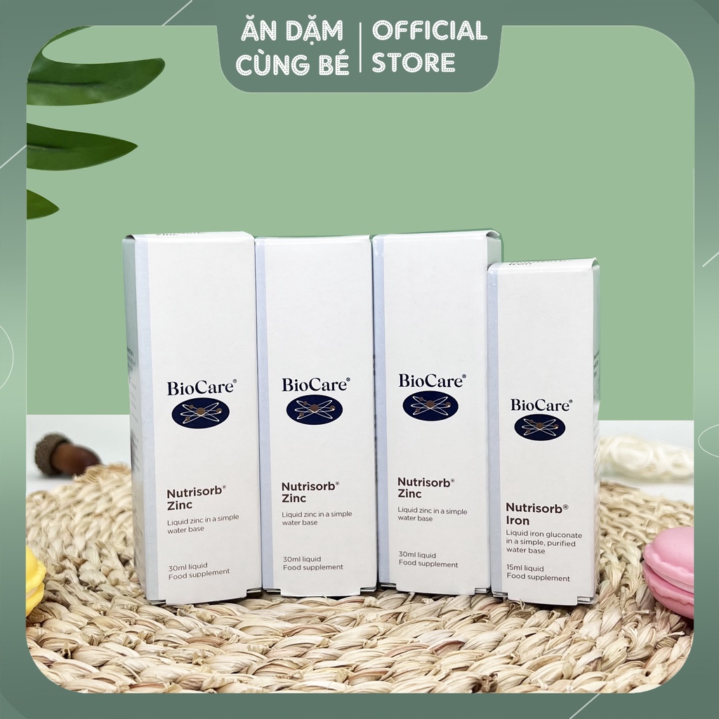 Kẽm zinc BIOCARE cho bé sơ sinh dạng nhỏ giọt chính hãng chất lượng cao 30ml 06304
