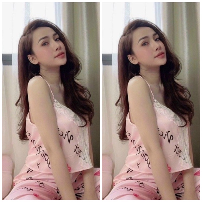BỘ LỤA 2 DÂY QUẦN DÀI CAO CẤP QC