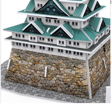 Mô hình giấy 3D CubicFun - Kiến trúc Đền truyền thống Nhật Bản - Nagota Castle - W3152h