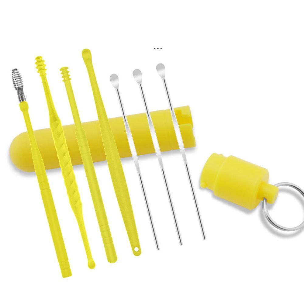 Bộ 7 Dụng Cụ Lấy Ráy Tai Chuyên Nghiệp Bằng Thép Không Gỉ