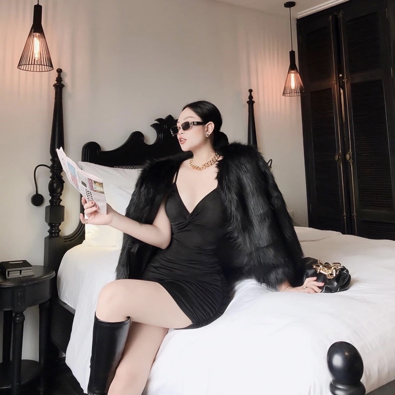 𝐂𝐎́ 𝐒𝐀̆̃𝐍. Áo lông dáng ngắn sang chảnh