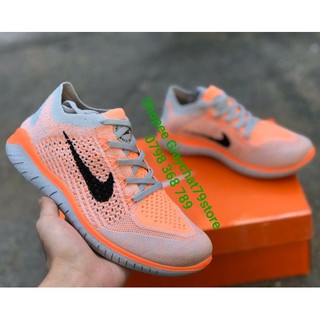 Giày Nike Free 5.0 Cam Đen Women Siêu Nhẹ [Chính Hãng - FullBox] Giaychat79store