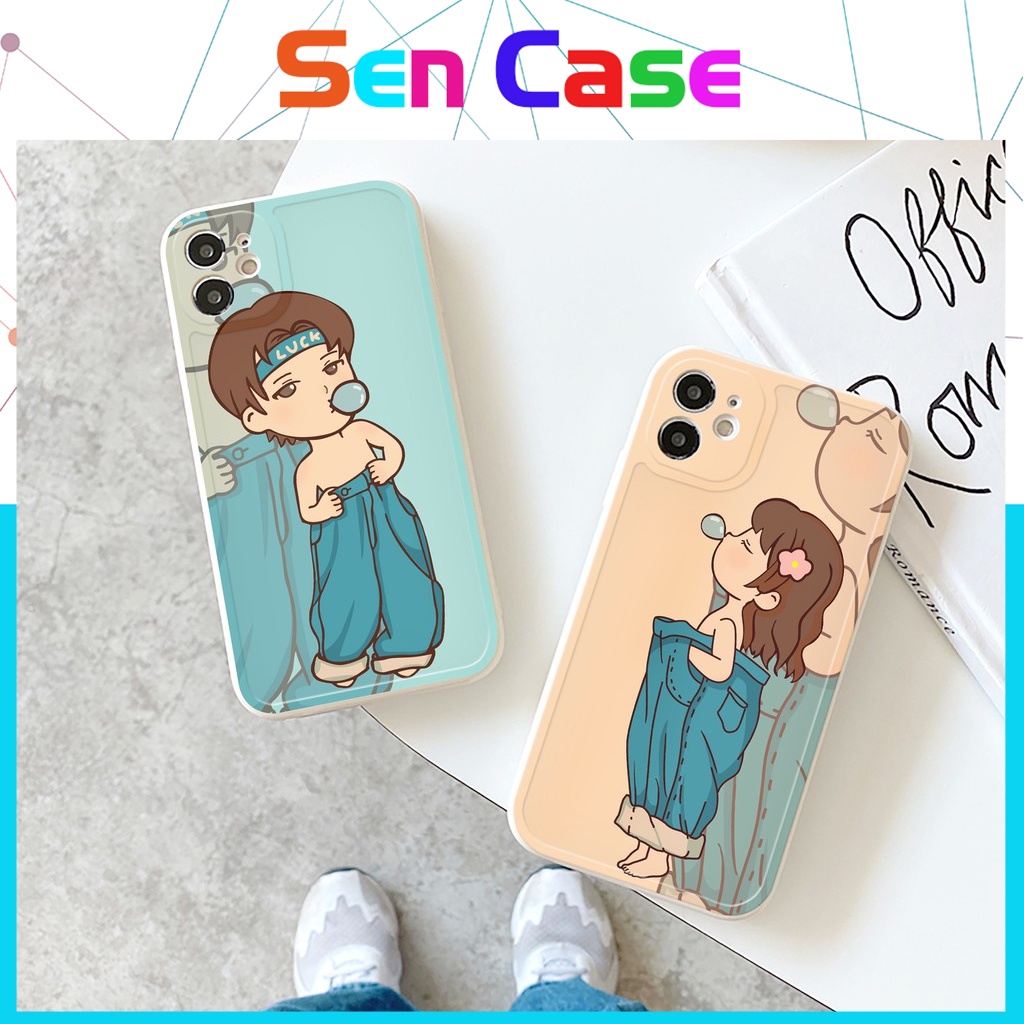 Ốp Lưng Iphone Tụt Quần Bóng Cạnh Vuông BVC 5/5s/6/6plus/6s/6splus/7/7plus/8/8plus/x/xr/xs/11/12/pro/max/plus/promax