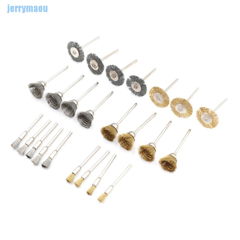 Set 24 Chổi Dây Đồng Cho Máy Đánh Bóng Điện Tử