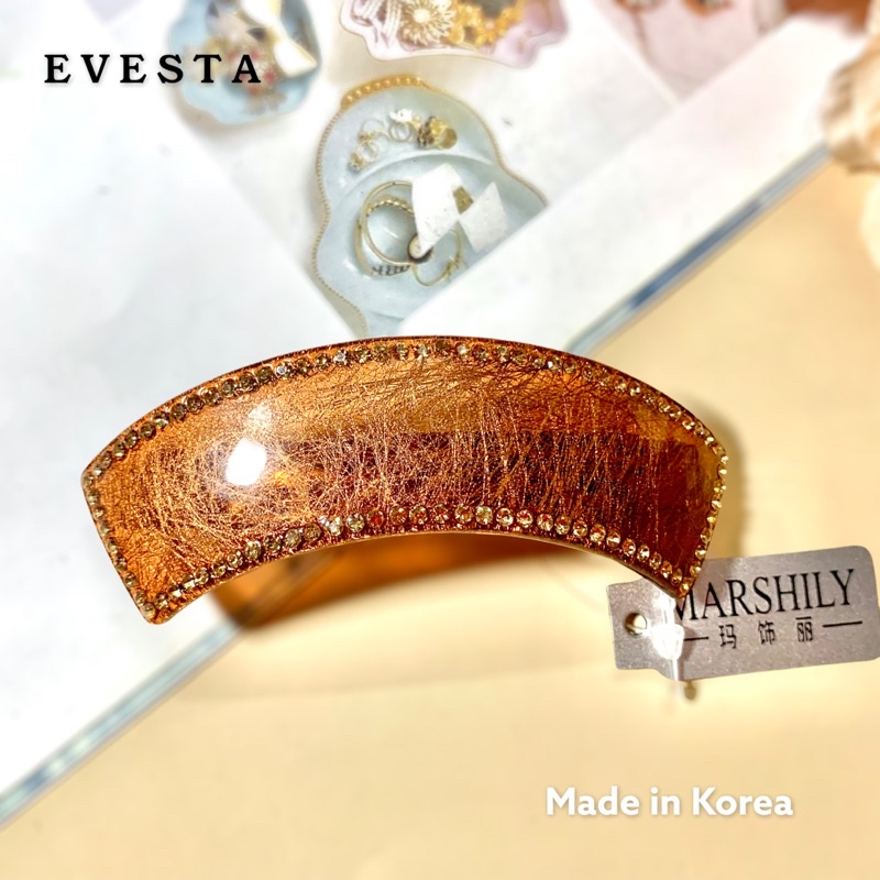 Kẹp Tóc Cao Cấp Đính Đá Phong Cách Hàn Quốc Thời Thượng MARSHILY