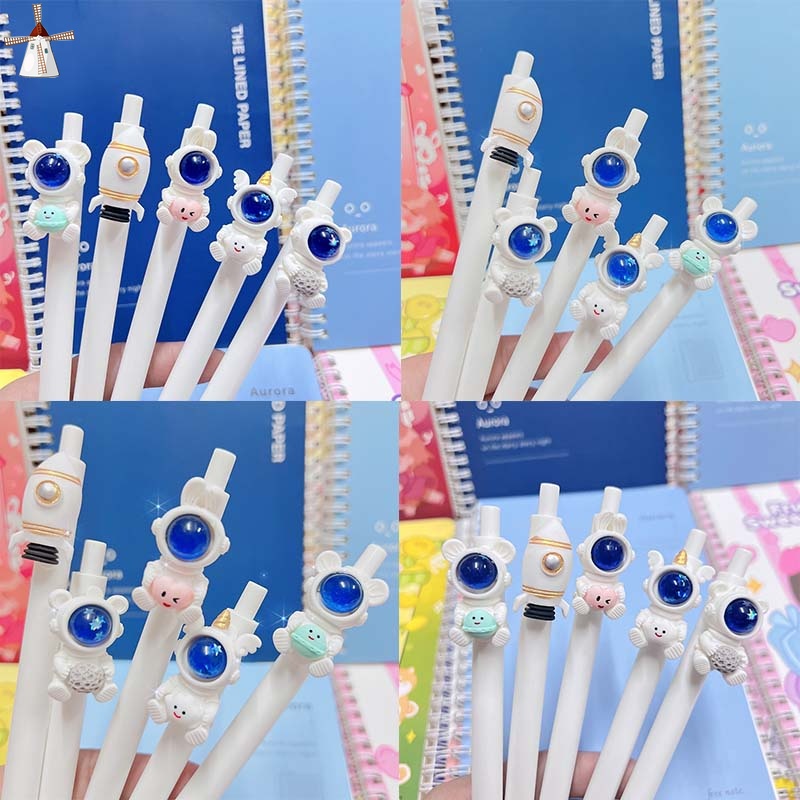 Bút Mực Gel Ngòi 0.5mm Hình Phi Hành Gia Dễ Thương