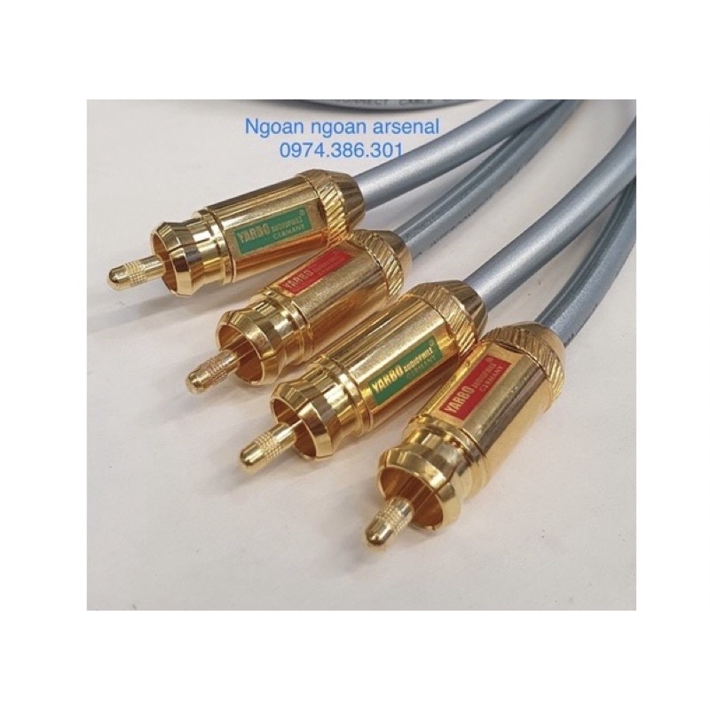 Jack hoa sen AV (RCA) cao cấp hãng YARBO Audiophile Đức chính hãng. Báo giá 1 jack.