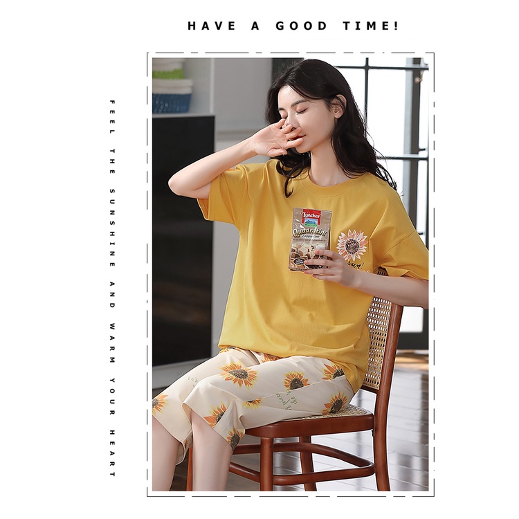 Đồ mặc nhà nữ đáng yêu chất cotton 100% BA5016 | BigBuy360 - bigbuy360.vn