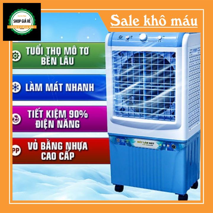 QUẠT ĐIỀU HÒA HƠI NƯỚC MODEL HS-588A, HS-35A 40L TẶNG KÈM 2 BÌNH ĐÁ KHÔ