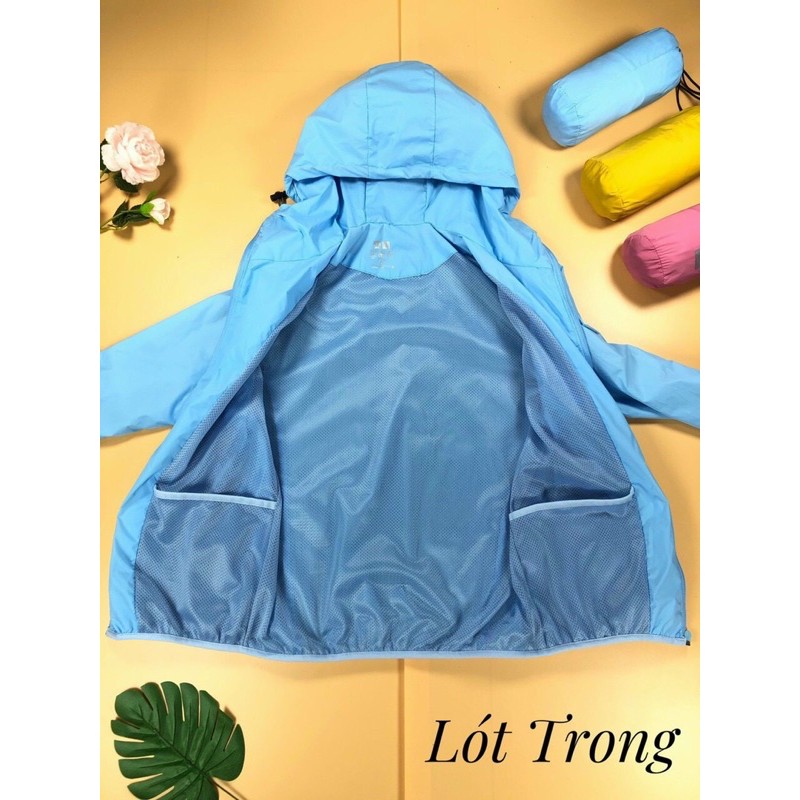 Áo gió 2 lớp lót lưới chống nước ( kèm túi đựng ) | WebRaoVat - webraovat.net.vn