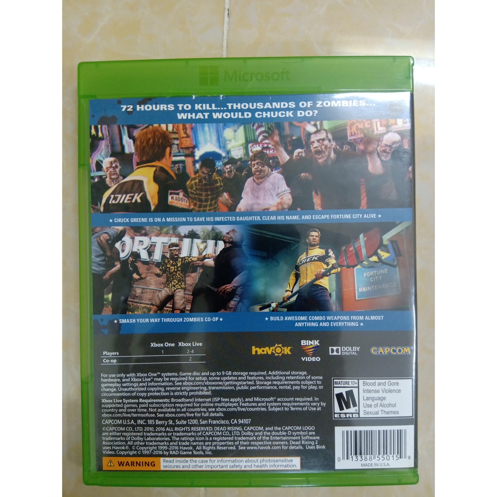 Đĩa game Xbox One Dead Rising 2